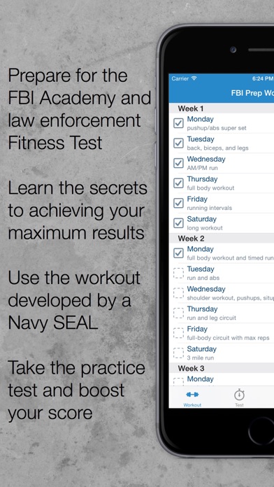 Tangkapan skrin FBI Workout with Stew Smith