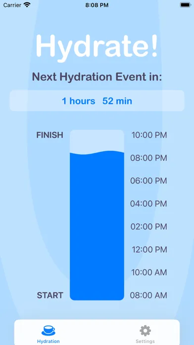 Capturas de pantalla de Hydrate Simply