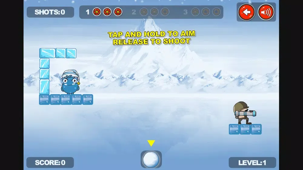 Cannon shoots ice cubes スクリーンショット