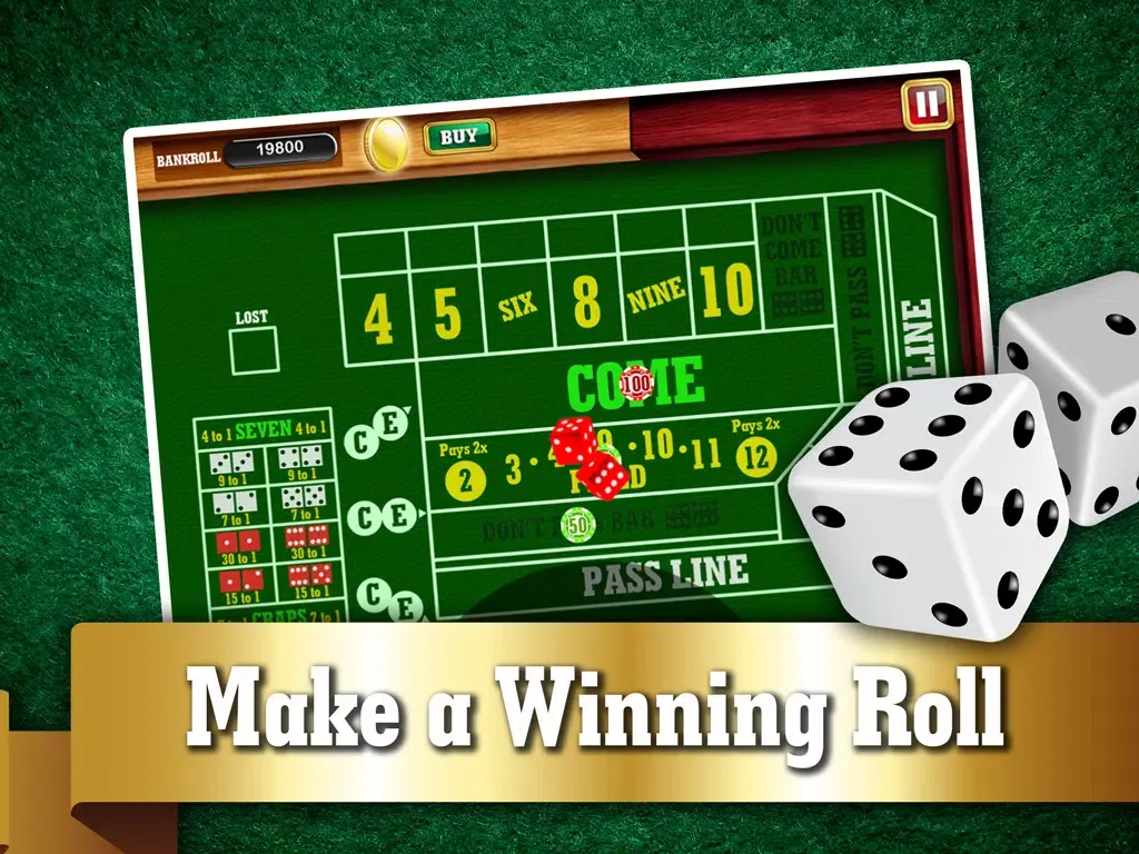 Monte Carlo Craps FREE - Addicting Gambler's Casino Table Dice Game iPad  Screenshots