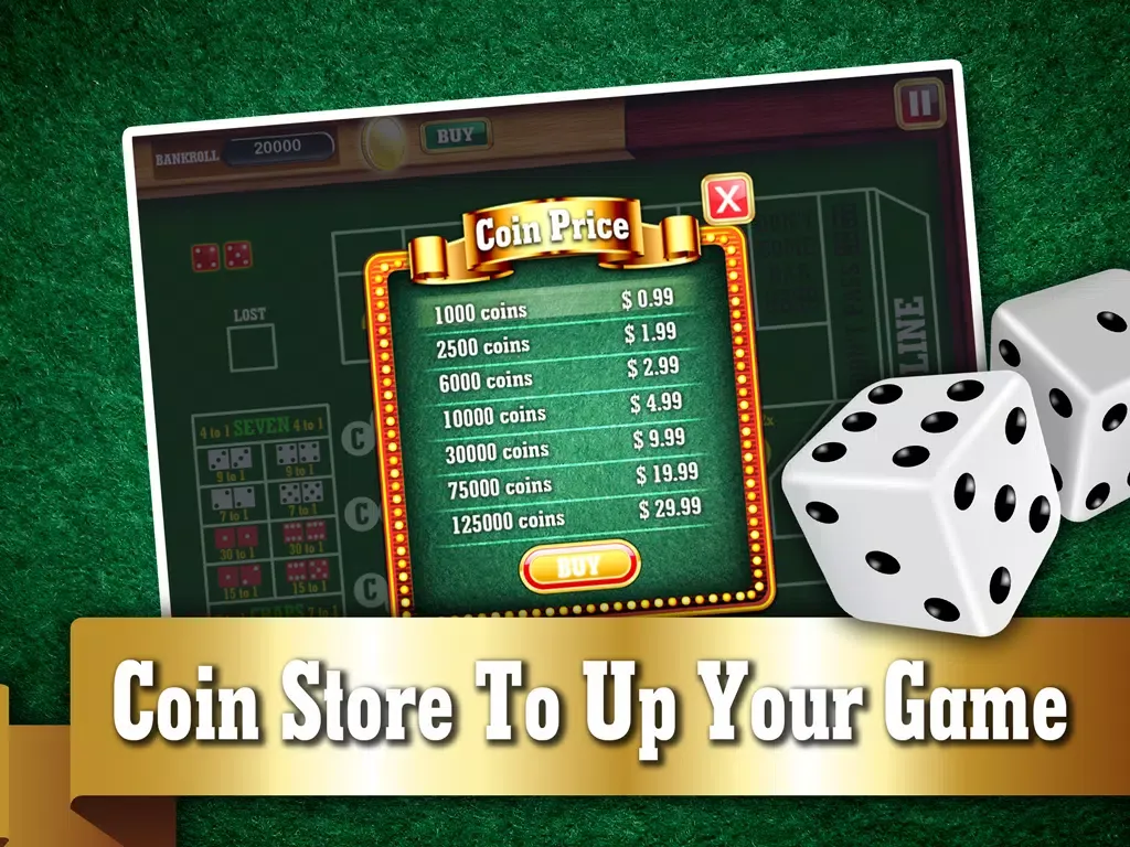 Monte Carlo Craps FREE - Addicting Gambler's Casino Table Dice Game iPad  Screenshots