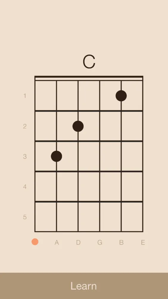 Capturas de tela do GuitarChords - Learn Basic Guitar Chords