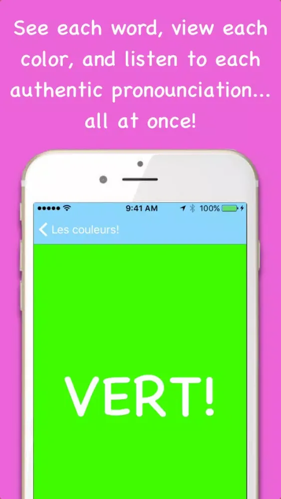 Colorific! - A Fun Color Game and Learning Experience for Kids and Adults to Learn and Pronounce Colors in English, Spanish, and French! 스크린샷