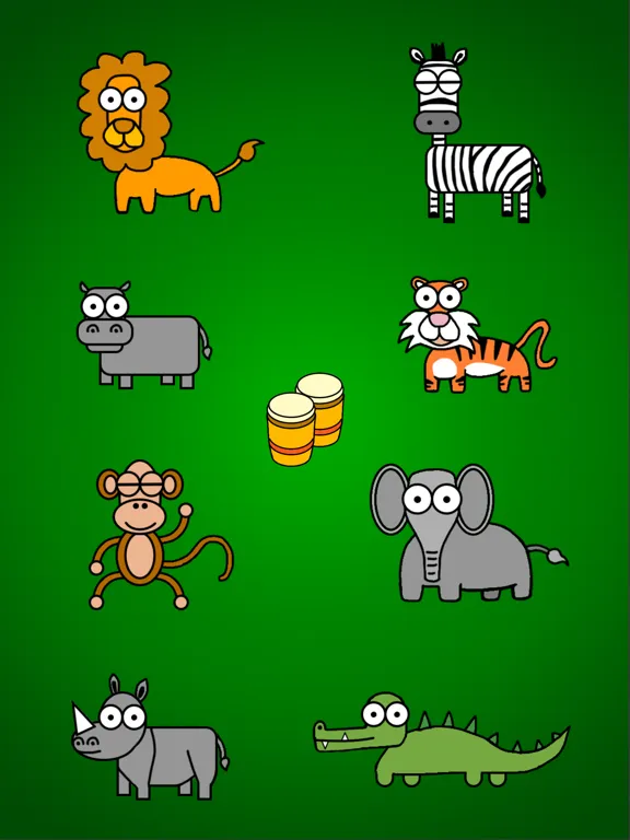 Jungle animals for babies iPad  Ekran Görüntüleri