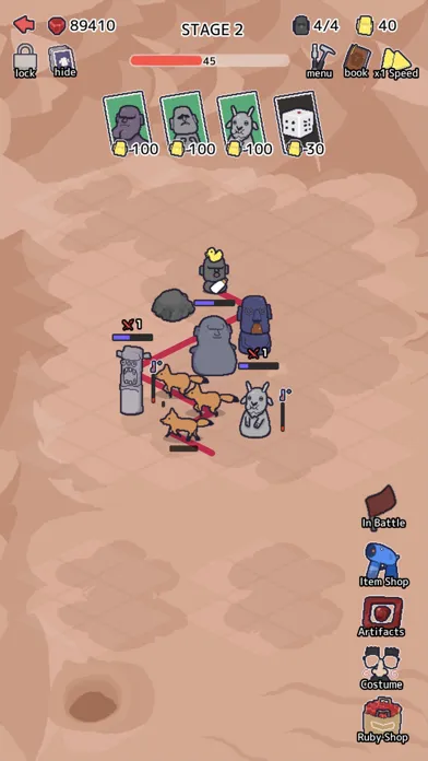 Random Moai Defense Screenshots