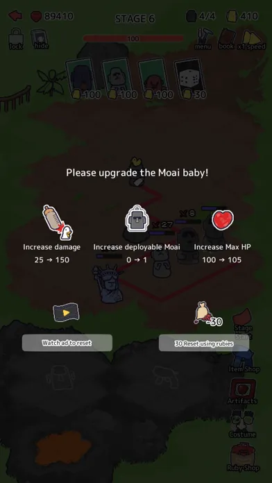 Random Moai Defense Screenshots