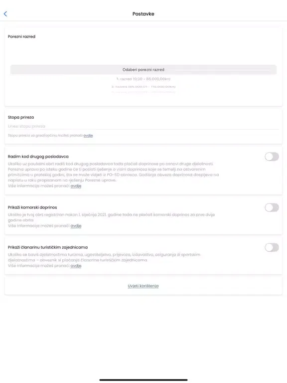 Screenshot di Paušalac iPad 