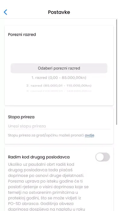 Screenshot di Paušalac
