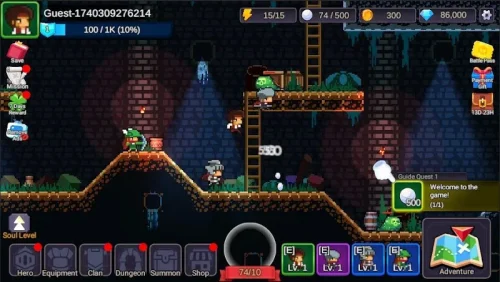 Pixel Clan : Dungeon Squad-screenshot-1