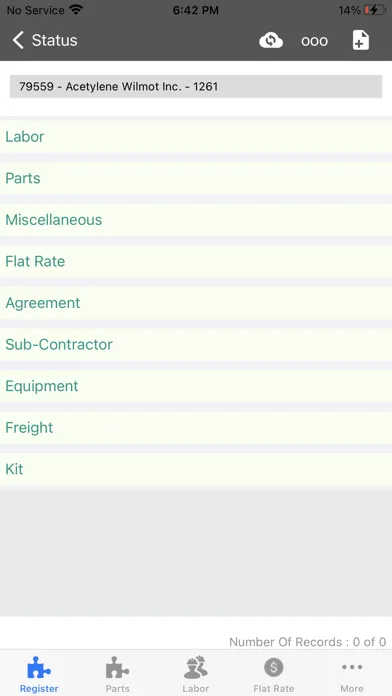 Vision RFS - UAT سکرین شاٹس