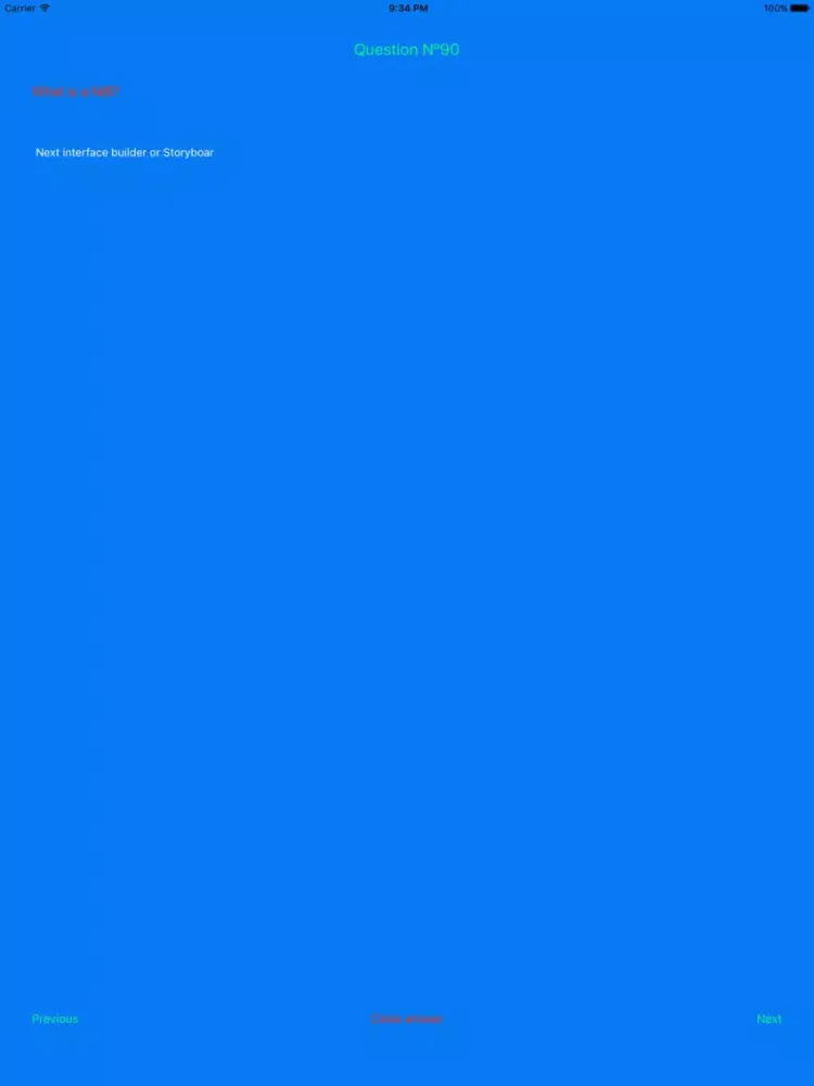 Скриншоты Objective C Interview iPad 