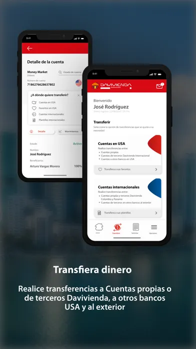 Davivienda Miami سکرین شاٹس