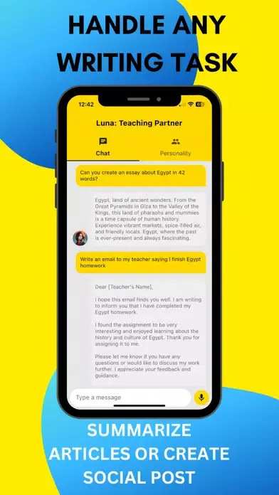 Luna AI: A Sassy Chatbot Screenshots