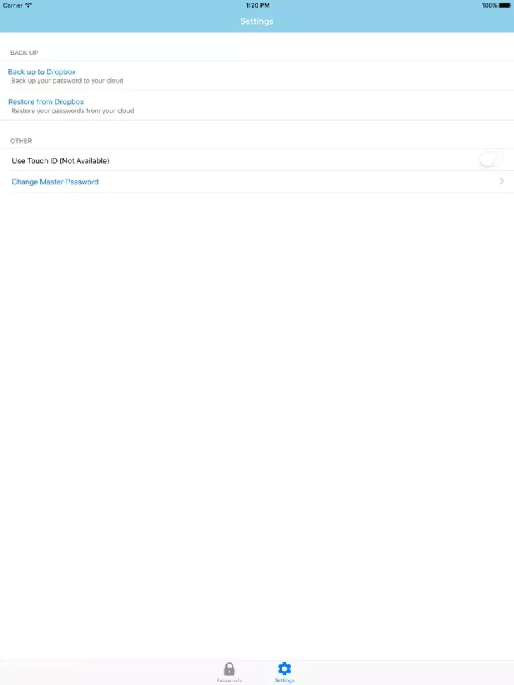 Pass Wallet iPad  Screenshots