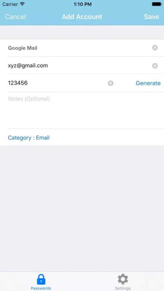 Pass Wallet Screenshots