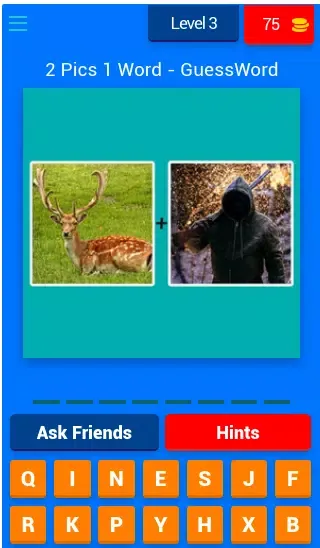 2 Pic 1 Word - Guess The Word應用截圖