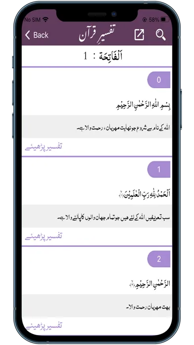 Скриншоты Sirat ul Jinan AlQuran Tafseer