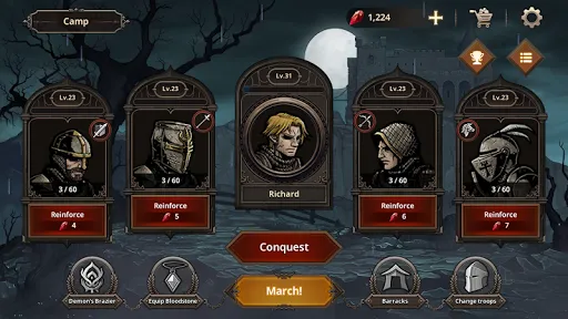 Captures d'écran de King's Blood: The Defense
