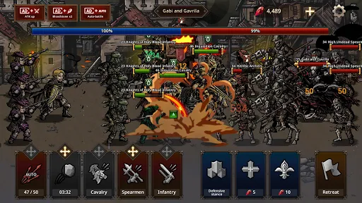 Captures d'écran de King's Blood: The Defense