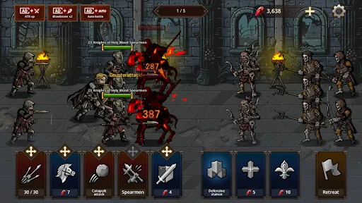 Captures d'écran de King's Blood: The Defense