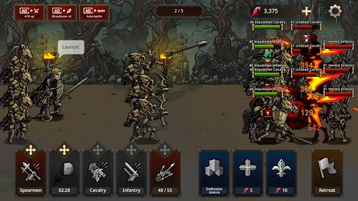 Captures d'écran de King's Blood: The Defense