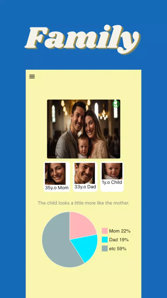 FaceUs: look like mom? dad? 스크린샷