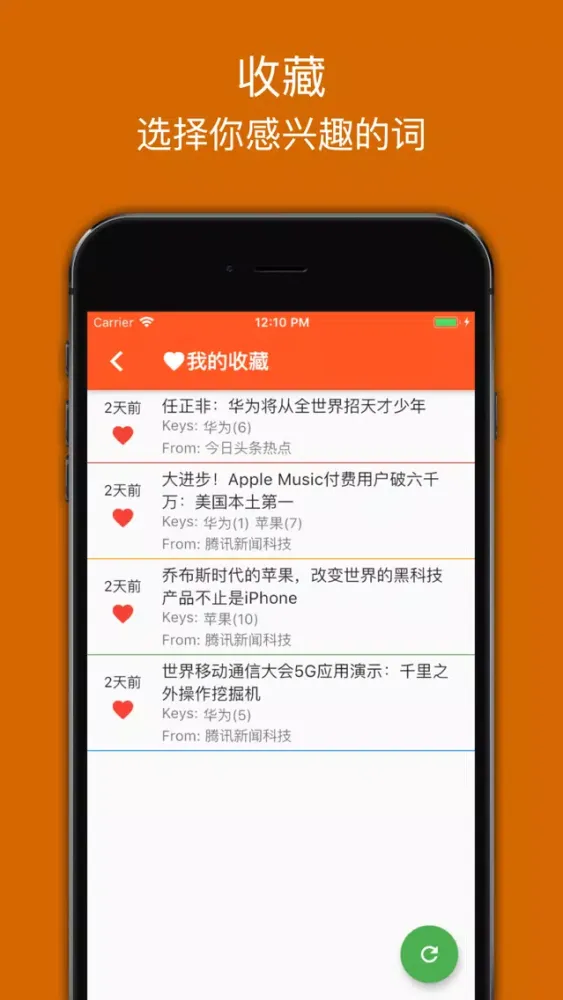 Capturas de tela do 有牛士-简约的新闻订阅提醒工具