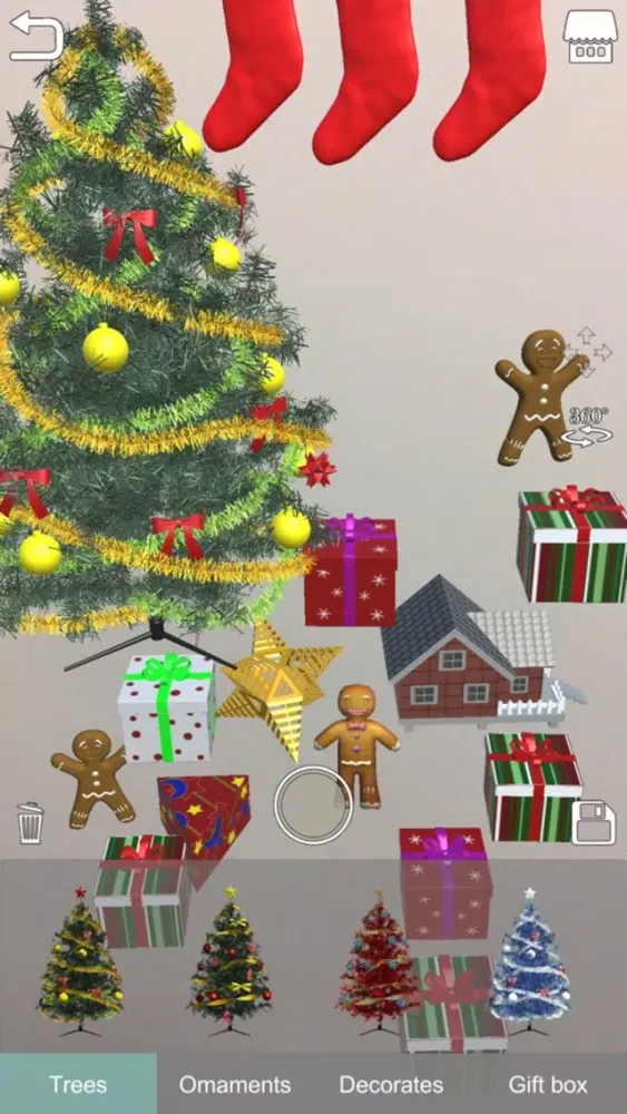 ARDay - Christmas decoration Screenshots