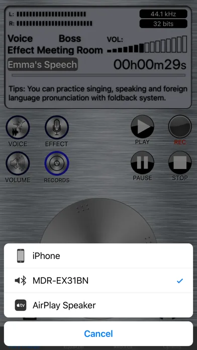 Zrzuty ekranu Live Voice Changer - Prankcall