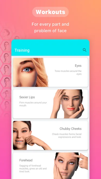 Ảnh chụp màn hình của Face Exercise Facial Yoga Pro