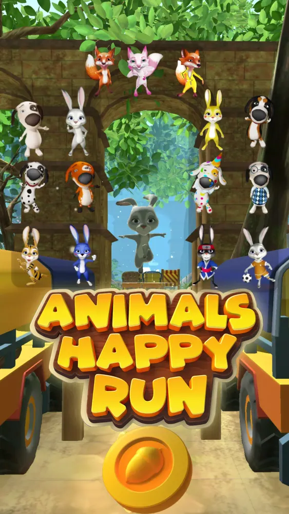 Animals Happy Run 3D Screenshots