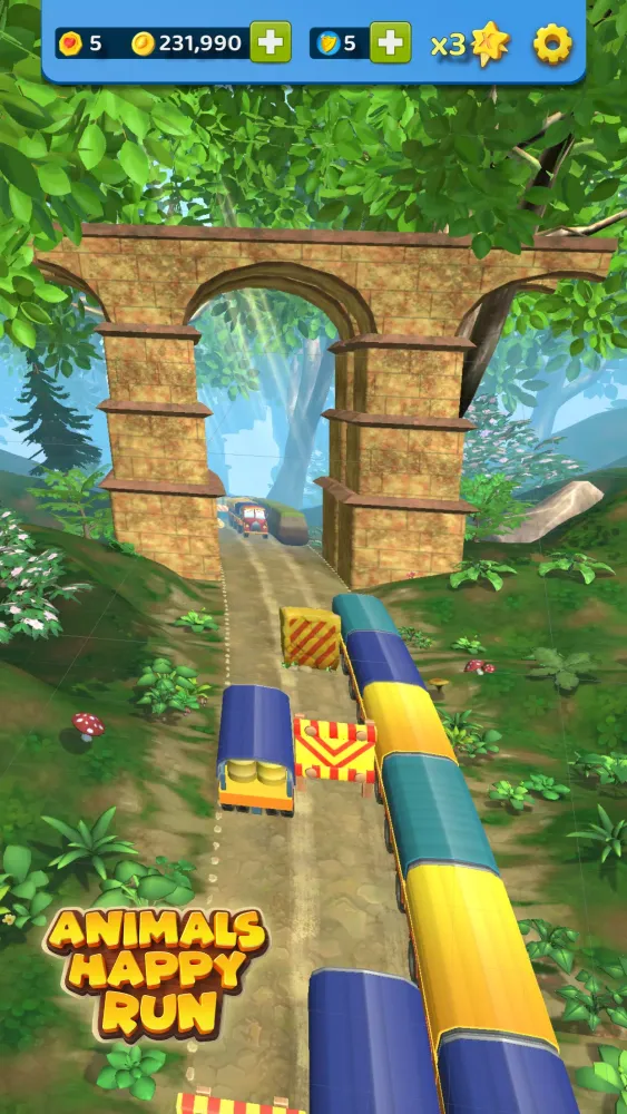 Animals Happy Run 3D Screenshots
