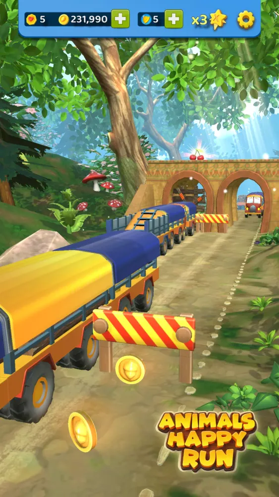 Animals Happy Run 3D Screenshots
