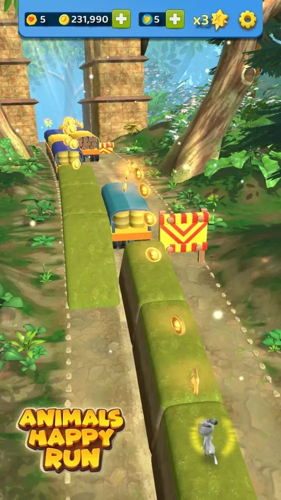 Animals Happy Run 3D Screenshots