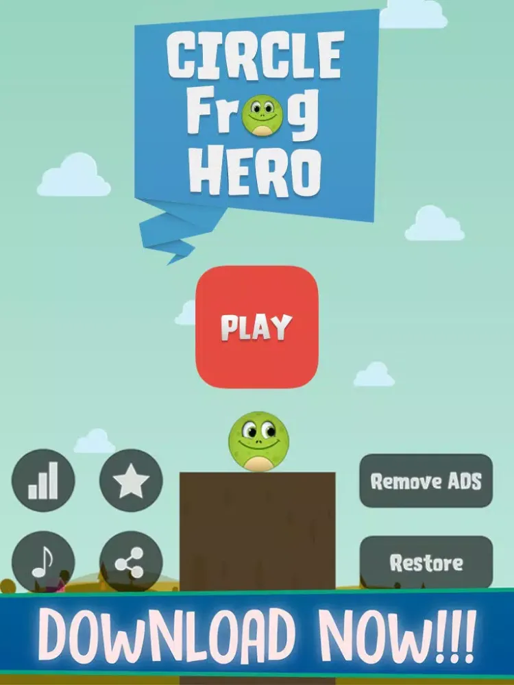 Circle Frog Hero iPad  Screenshots