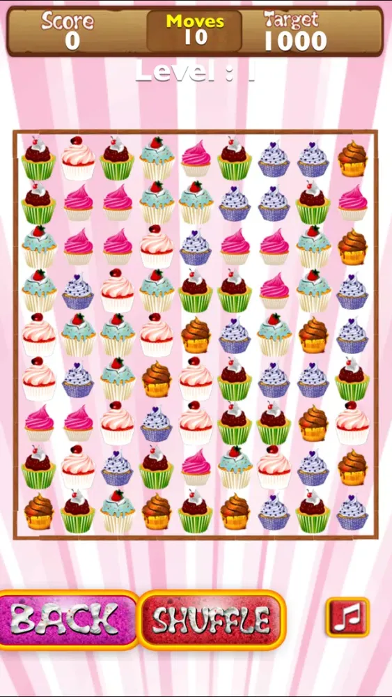 Cup Cake Factory Match Saga应用截图