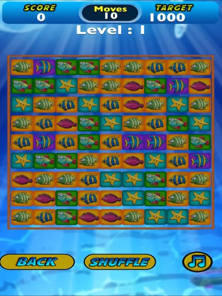 Captures d'écran de Fish Mania Blitz Match iPad 