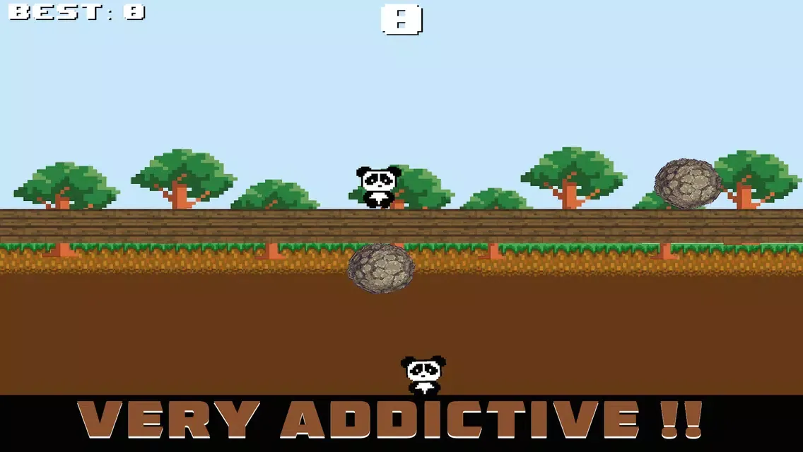 Tangkapan skrin Panda Jump Amigo