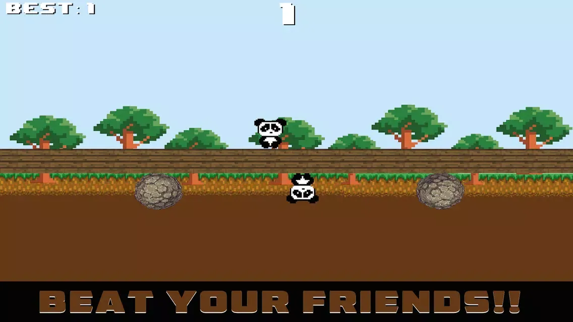 Tangkapan skrin Panda Jump Amigo