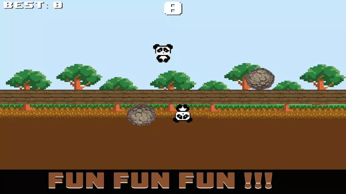 Tangkapan skrin Panda Jump Amigo