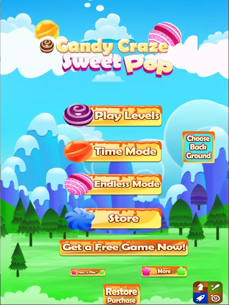 Sweet Craze Candy Pop iPad 应用截图