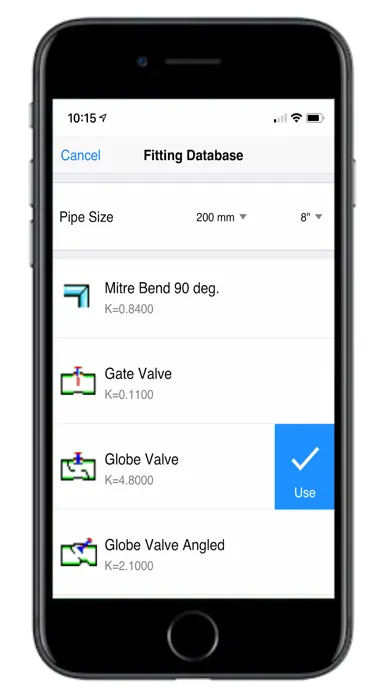 Pipe Flow Liquid Pipe Diameter स्क्रीनशॉट