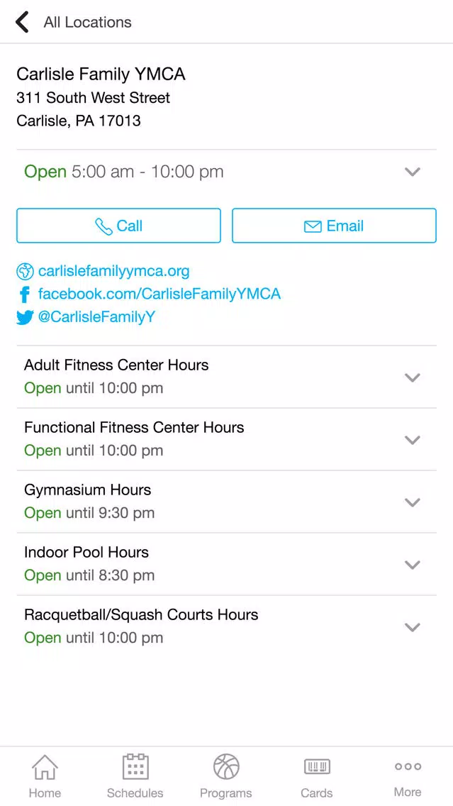 Carlisle Family YMCA スクリーンショット