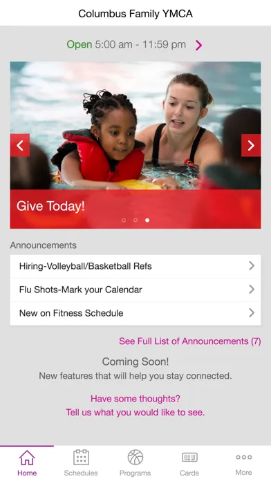ภาพหน้าจอของ Columbus Family YMCA