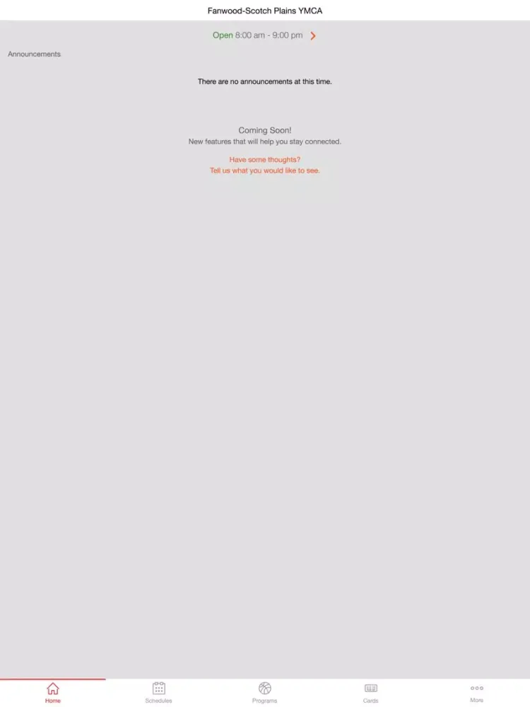 Скриншоты Fanwood-Scotch Plains YMCA iPad 