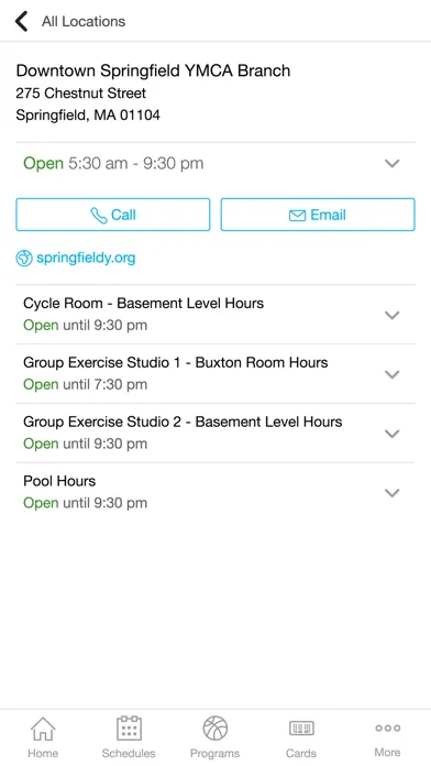 YMCA of Greater Springfield स्क्रीनशॉट