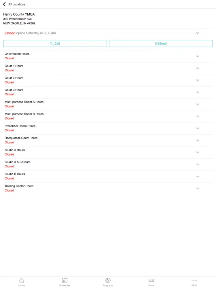 تصاویر Henry County YMCA iPad 