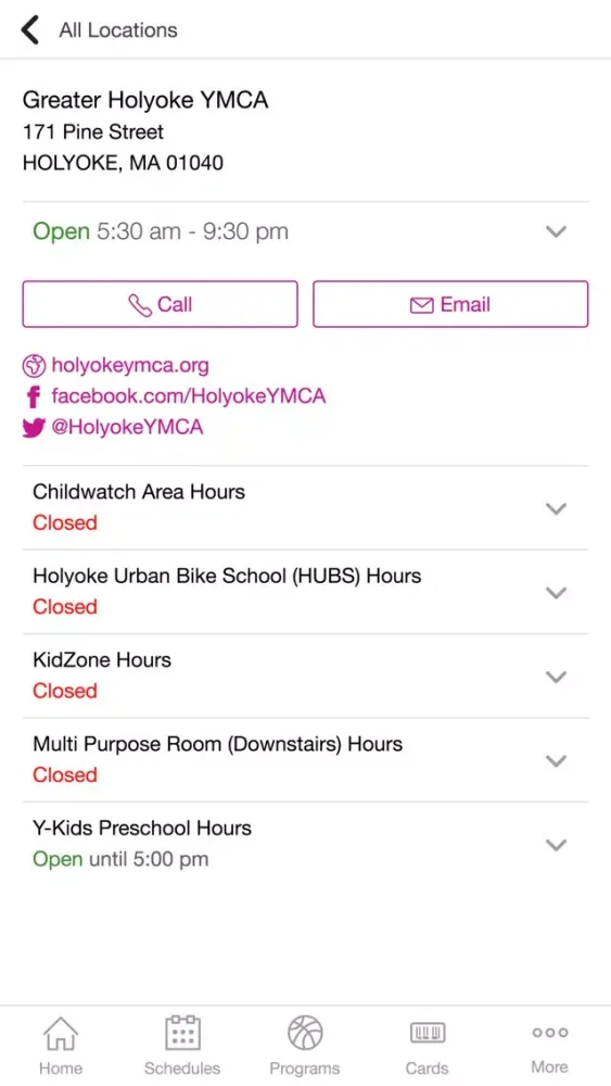 Greater Holyoke YMCA স্ক্রিনশট