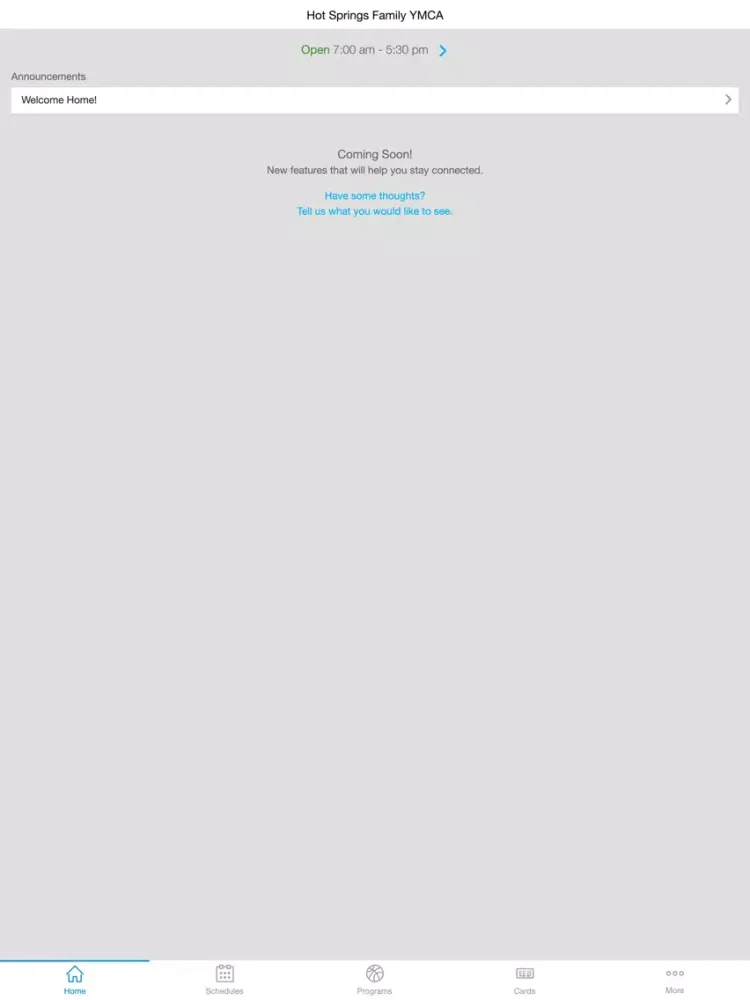 YMCA of Hot Springs Arkansas iPad  स्क्रीनशॉट