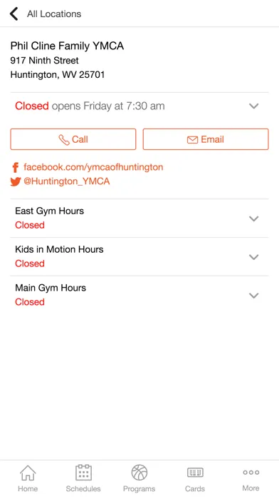 Huntington YMCA Screenshots